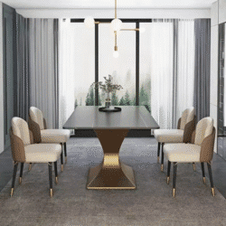 Nordic Large Rectangular Dining Table