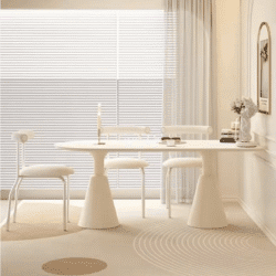 Cosmetics White Living Room Dining Table
