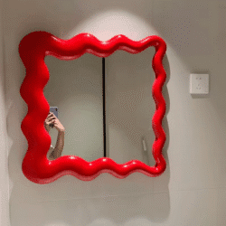 Exquisite Simple Wave - like Mirror