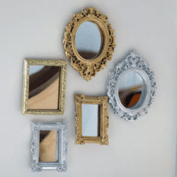 1PC/Pack Dollhouse Mini Classical Mirror