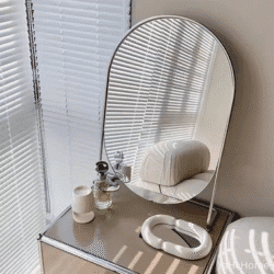 Rotating Oval Makeup Mirrow