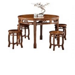 Rosewood round dining table