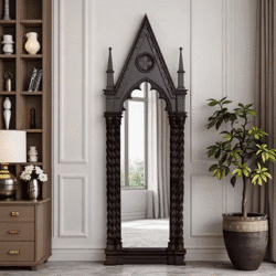 Gothic Black Art Mirror Full Length