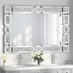 Crystal Crush Diamond Wall Mirror