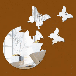 4pcs 3D Butterfly DIY Mirror Wall Sticker