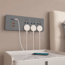Wireless Strip Universal Multi-function 3/5 Hole Socket With Switch Control