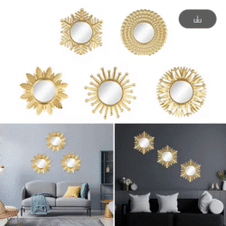 Modern Golden Frame Decorative Mirror