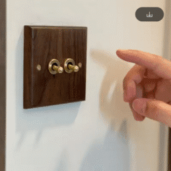 Retro Uk 13A Wall 2gang2way Light Switch