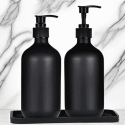 Matte Black 300/500ML Liquid Soap Dispenser Refillable