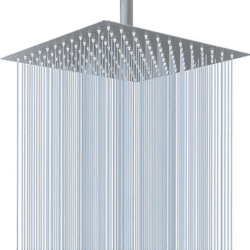 High Pressure Rainfall Stainless Steel Shower Head