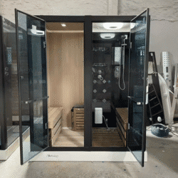 Mobility Bathrooms Red Light Sauna Outdoor BathTurkish Shower Prefab Bathroom