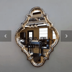 Gold Retro Mirror Design