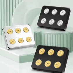 Universal 360° Mini-Surround Pressurized Top Spray Rain Shower Head