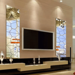 7Pcs Acrylic Geometric Puzzle Mirror Wall Sticker