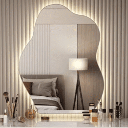 LED Mirror Vanity Wall Mounted Dimmable Touch Sensor Lighted Mirror