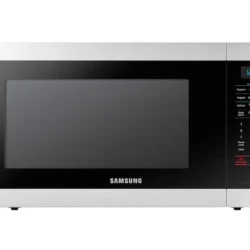 SAMSUNG APPLIANCES (MICROWAVES) Bespoke Over-the-Range Microwave 2.1 cu. ft. with Sensor Cooking in White Glass