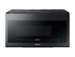 samsung 2.1 cu. ft. Over-the-Range Microwave with Sensor Cooking in Fingerprint Resistant Black Stainless Steel