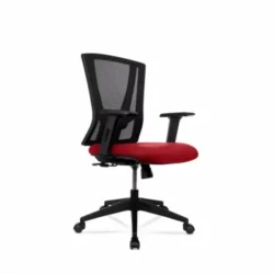 MR FURNITURE Brenda Black Midium Back 