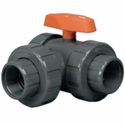 Hayward® Three-Way Lateral Ball Valves