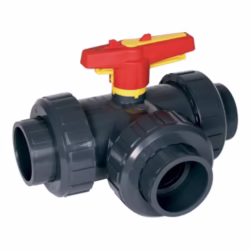 Praher S4 3-Way True Union T-Port Ball Valves