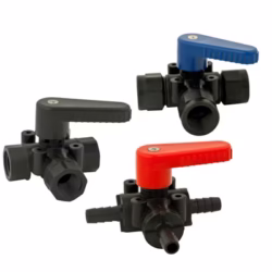 SMC 639 Series PVC 3-Way Ball Valve