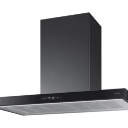 Samsung 36" Bespoke Smart Wall Mount Hood with LCD Display in Clean Deep Charcoal