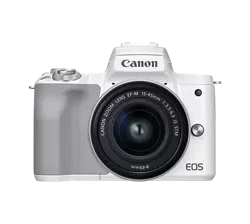 CANON ( CAMERA DEALS) EOS M50 Mark II EF-M 15-45mm f/3.5-6.3 IS STM Lens Kit White