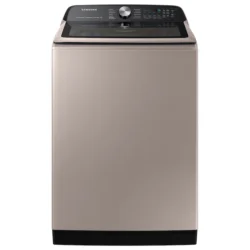 Samsung 5.1 cu. ft. Smart Top Load Washer with ActiveWave™ Agitator and Super Speed Wash in Champagne
