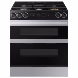 6.3 cu. ft. Flex Duo™ Front Control Slide-in Dual Fuel Range with Smart Dial Air Fry and Wi-Fi in Black Stainless Steel