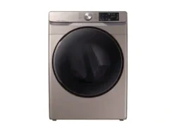 samsung 7.5 cu. ft. Smart Gas Dryer with Steam Sanitize+ in Champagne