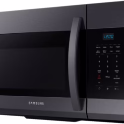 Samsung 1.7 cu. ft. over-the-range Microwave with Convection & Slim Fry in Black Stainless Steel