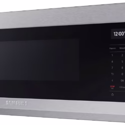 Samsung 1.1 cu. ft. Smart Slim Over-the-range Microwave with 550 CFM Hood Ventilation, Wi-Fi & Voice Control in Black Stainless Steel
