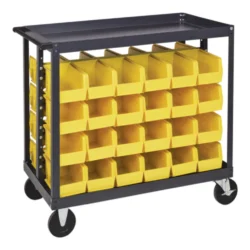Quantum® Mobile Rail Cart for Ultra Series Stack & Hang Bins
