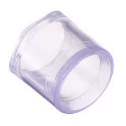 Clear Schedule 40 PVC Reducing Bushings Spigot x Slip