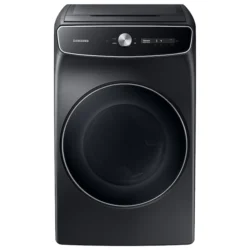 samsung  7.5 cu. ft. Smart Dial Electric Dryer with FlexDry™ and Super Speed Dry in Brushed Black