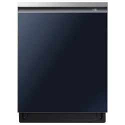 samsung Bespoke Smart 42dBA Dishwasher with StormWash+™ and Smart Dry in Fingerprint Resistant Navy Steel