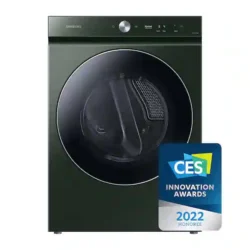 samsung Bespoke 7.6 cu. ft. Ultra Capacity Electric Dryer with AI Optimal Dry and Super Speed Dry in Forest Green