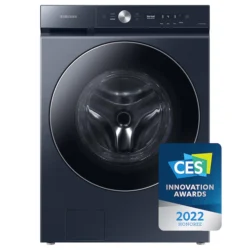 Samsung Bespoke 5.3 cu. ft. Ultra Capacity Front Load Washer with AI OptiWash™ and Auto Dispense in Brushed Navy