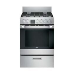 Haier 24" 2.9 Cu. Ft. Gas Free-Standing Range with Convection and Modular Backguard