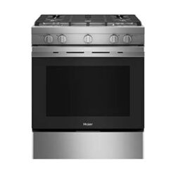 Haier 30" Smart Slide-In Gas Range with Convection