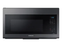 samsung 1.7 cu ft. Smart Over-the-Range Microwave with Convection & Slim Fry™ in Black Stainless Steel