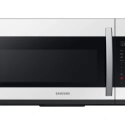 SAMSUNG APPLIANCES (MICROWAVES) Bespoke Smart 1.9 cu. ft. Over-the-Range Microwave with Sensor Cook in White Glass