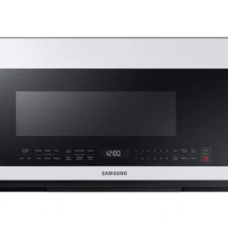 amsung Bespoke over-the-range Microwave 2.1 cu ft  with Sensor Cook in White