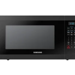 samsung 1.9 cu. ft. Countertop Microwave for Built-In Application in Fingerprint Resistant Black Stainless Steel