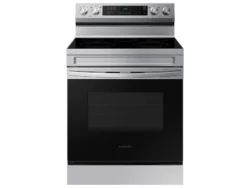 samsung6.3 cu. ft. Smart Freestanding Electric Range with Rapid Boil™ & Self Clean in Stainless Steel