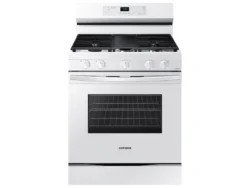 samsung 6.0 cu. ft. Smart Freestanding Gas Range with Integrated Griddle in White