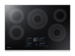 samsung  30" Smart Electric Cooktop with Sync Elements in Stainless Steel