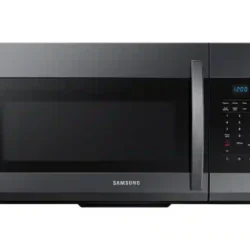 samsung 1.7 cu. ft. Over-the-Range Microwave in Black Stainless Steel