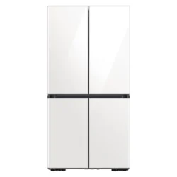 samsung 23 cu. ft. Smart Counter Depth 4-Door Flex™ refrigerator with Family Hub™ and Beverage Center in Stainless Steel