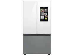 SAMSUNG Bespoke 4-Door Flex™ Refrigerator (23 cu. ft.) in White Glass